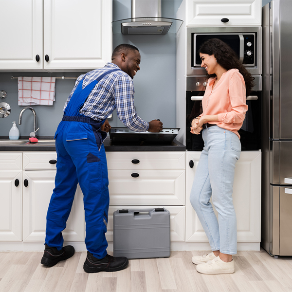can you provide an estimate for cooktop repair before beginning any work in Hiram